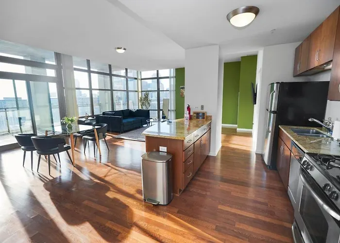 29th Floor 2br Grant Park With Balcony, Gym Apartamento